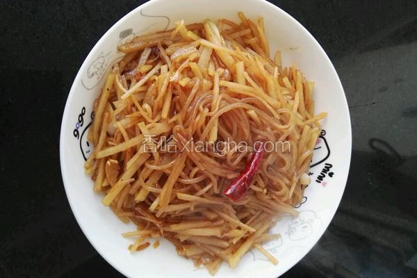 土豆丝炒粉条