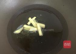 白菜炒鸭血的做法图解3