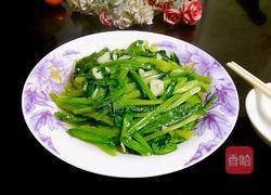 蒜香油麦菜的做法图解6