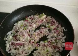蔬菜蛋炒饭的做法图解2