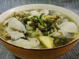 冬笋雪菜鱼片面