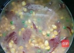 腊肠玉米麦豆饭（电压锅版）的做法图解4