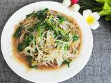素炒韭菜绿豆芽