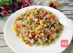 香肠炒饭的做法图解8