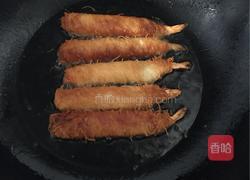 炸千丝万缕虾的做法图解2