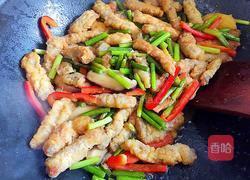 蒜苔炒肉的做法图解9