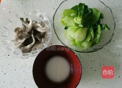 鲜蘑油菜小炒肉的做法图解8