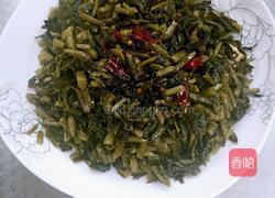 炒咸菜的做法图解5