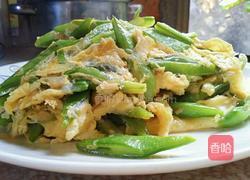 扁豆炒蛋的做法图解7