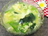 菠菜虾皮蛋花汤
