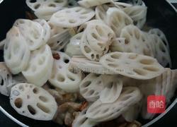 家常嫩藕炒肉的做法图解6