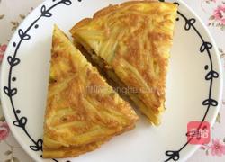 土豆丝鸡蛋饼的做法图解9