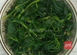 凉拌菠菜鸡蛋的做法图解5
