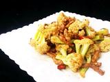 干锅肉丝菜花