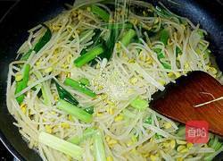 豆芽菜炒青蒜的做法图解10