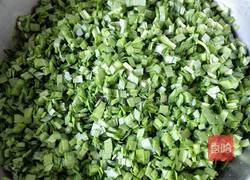 韭菜鸡蛋虾皮素馅的做法图解4