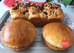 网红奶酪肉松包的做法图解1
