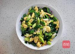 青蒜炒鸡蛋的做法图解8