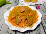 土豆尖椒炒肉