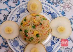 五彩炒饭的做法图解3