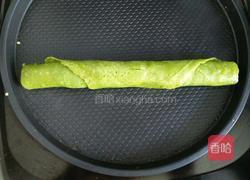 菠菜汁卷饼的做法图解5