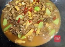 青笋烧野鸡的做法图解4