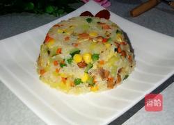 田园菠萝炒饭的做法图解12