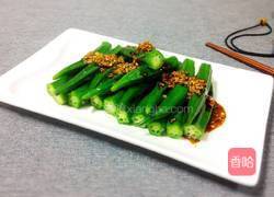 金蒜蚝油秋葵的做法图解16