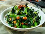 油香炝菠菜