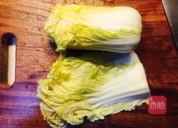 醋溜白菜的做法图解2