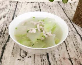 打印冬瓜肉丝汤的做法