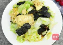 甘蓝木耳炒鸡蛋的做法图解10