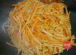 土豆丝炒胡萝卜丝的做法图解8