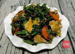 苦麻菜炒鸡蛋的做法图解9