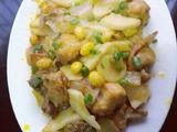 白果炒鸡块