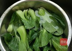 素炒油菜的做法图解2