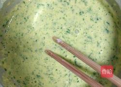 菠菜鸡蛋饼的做法图解4