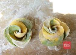 ❤小蕊式蔬菜玫瑰花馒头和开花馒头的做法图解13