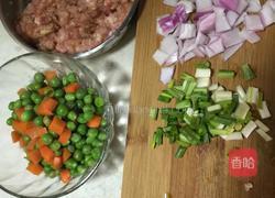 肉末炒杂蔬的做法图解1