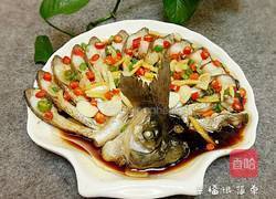 清蒸武昌鱼之孔雀开屏的做法图解9