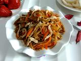 黄花菜炒肉丝