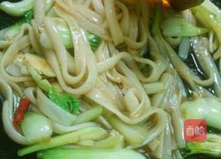 青菜炒河粉的做法图解6