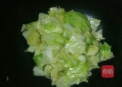 清炒包菜的做法图解3