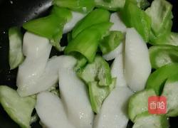 台湾菜芒果炒青笋山药的做法图解3