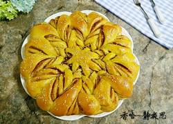 花型豆沙面包