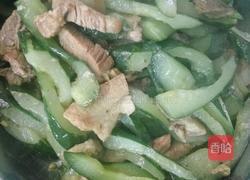 青瓜炒肉的做法图解7