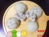 黑芝麻蜜豆馒头