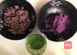 “另类”的紫薯青团，比豆沙青团更软糯，还不用放糖哟的做法图解1
