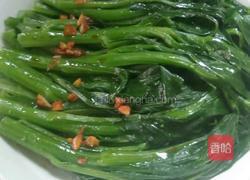 蒜香菜心的做法图解6