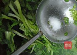 花生牛肉焖香菜的做法图解12